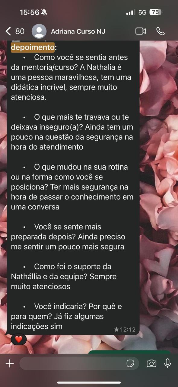 Depoimento real de cliente 20